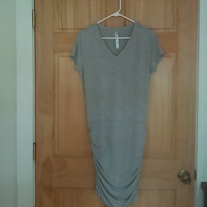 Athleta Ruched T Shirt Dress